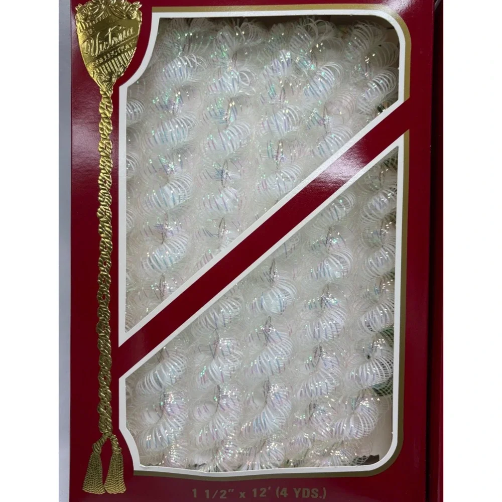 The Victoria Collection Vintage Tinsel Rope Garland Lot of 3 NIB Christmas Decor